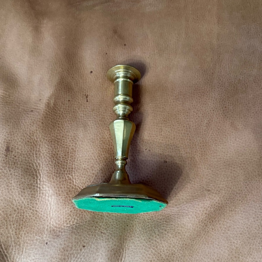 Vintage Brass Candlestick Holder 7” Made In Korea - Picture 4 of 6